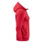 Printer Overhead full zip hoody Red S