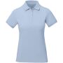 Calgary 200 g/m² damespolo met korte mouwen - Mistblauw - XXS