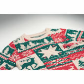 SHIMIS - Gebreide kersttrui S-M - Beige