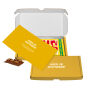Tony's Chocolonely 180 gram in bedrukt doosje met kaartje - Classic - Puur Amandel Zeezout