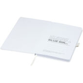 Honua A5 notitieboek van gerecycled papier met gerecyclede PET cover - Wit