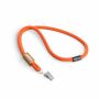 Polyester koord-keycord met bamboe plaatje