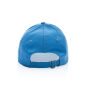 Impact AWARE™ 6 panel 280gr gerecycled katoenen cap, tranquil blue