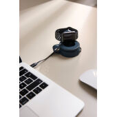 VINGA Baltimore RCS 2-in-1 draadloze 15W lader, donkerblauw