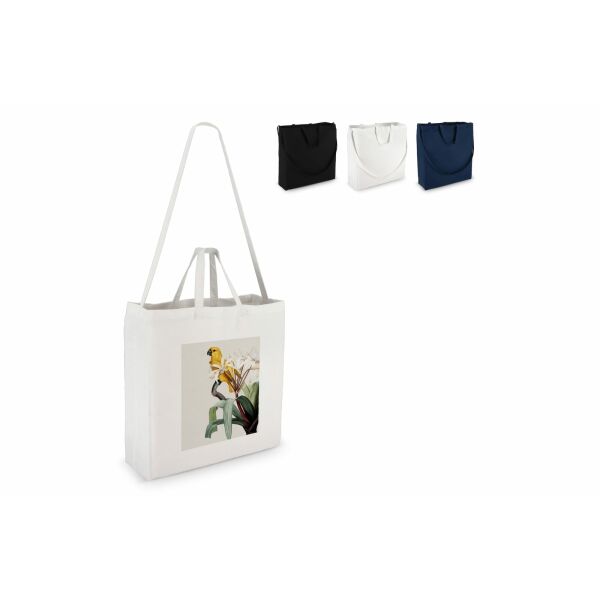 Katoen Tote OEKO-TEX® 40 x 13 x 44cm 220g/m² - Wit Katoen Tote OEKO-TEX® 40 x 13 x 44cm 220g/m² - Wit
