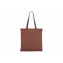 Schoudertas katoen OEKO-TEX® 140g/m² 38x42cm - Donker bruin