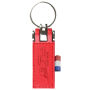 Sleutelhanger P02510F, Kunstleder, Rood