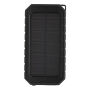 RCS recycled plastic solar powerbank 10W Wireless, zwart