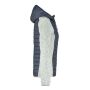 Ladies' Knitted Hybrid Jacket light-melange/anthracite-melange XXL