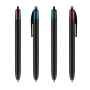 BIC® 4 Colours® balpen + Lanyard 4 Colours ballpen LP black_UP black_RI black BIC® 4 Colours® balpen + Lanyard 4 Colours ballpen LP black_UP black_RI black