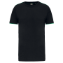T-shirt Day To Day korte mouwen Black / Kelly Green S T-shirt Day To Day korte mouwen Black / Kelly Green S