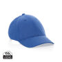 Milo AWARE™ recycled heather 6 paneel cap 200gr, blauw