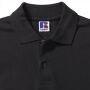 RUS Men Classic Cotton Polo, Black, 3XL
