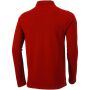 Calgary 180 g/m² herenpolo met lange mouwen - Rood - XS