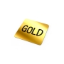 Vinyl Sticker Vierkant 20x20mm - Goud