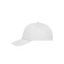 5 Panel Cap Organic Cotton white one size