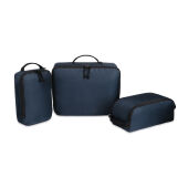 Renew AWARE™ rPET 3 delige Packing Cube Set, donkerblauw