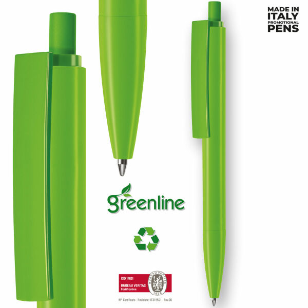 Balpen Erga e-Progress XL Recycled Groen - Zwarte inkt Balpen Erga e-Progress XL Recycled Groen - Zwarte inkt