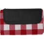 rPET opvouwbare polarfleece deken Vesper rood