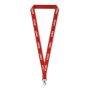 Polyester lanyard met reflecterende draden