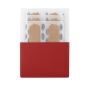 thanxx® mapje voor pleisters "PflasterM" normaal folie rood