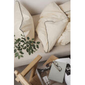 VINGA Marston OCS biologisch katoenen beddengoedset, 4 stuks, beige