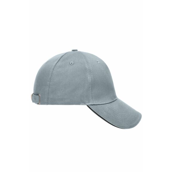 5 Panel Sandwich Cap light grey/black one size 5 Panel Sandwich Cap light grey/black one size