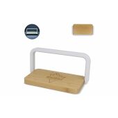 15W Draadloze Oplader met Dimbare LED Lamp - Natuur