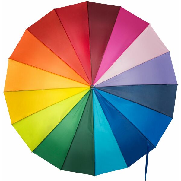 Polyester (190T) regenboogparaplu Haya