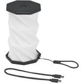Celestia opvouwbare tafellamp van gerecycled plastic - Zwart
