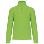 Enzo - Fleece met ritskraag Lime S