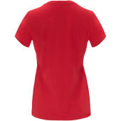 Capri damesshirt met korte mouwen - Rood - 3XL