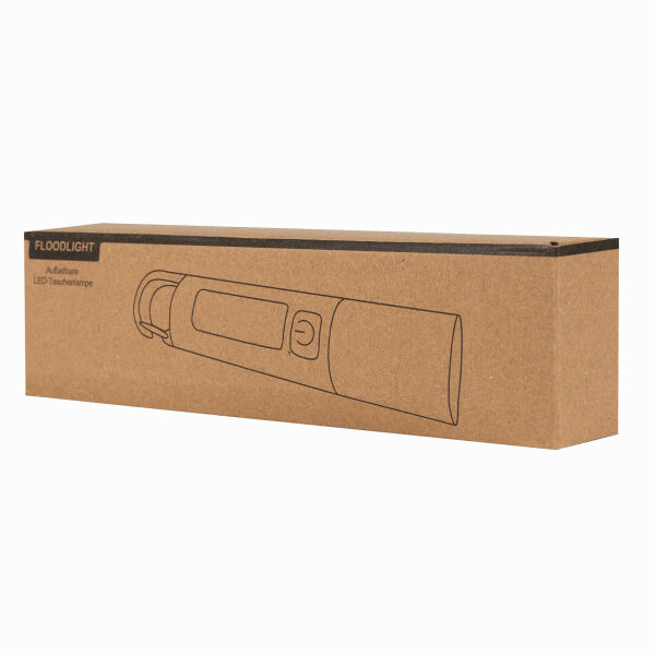 FLOODLIGHT - Rechargeable LED torch silver, white FLOODLIGHT - Rechargeable LED torch silver, white