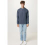 IQONIQ Denali gerecycled katoen sweater ongeverfd, heather navy (XXXL)