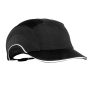 HardCap™ A1+ stootpet met korte klep Black One Size