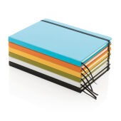 A5 standaard hardcover PU notitieboek, zwart
