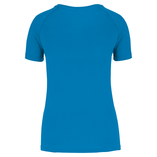 T-shirt de sport à col rond recyclé femme Aqua Blue XXL T-shirt de sport à col rond recyclé femme Aqua Blue XXL