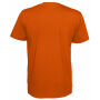 Cottover Gots T-shirt V-neck Man orange S Cottover Gots T-shirt V-neck Man orange S