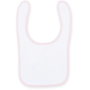 Slabbetje White / Pale Pink One Size Slabbetje White / Pale Pink One Size