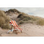 VINGA Valmer strand handdoek, rood, beige