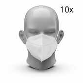 Mondmasker "Easy2breathe" FFP2 NR, alleen CE, set van 10