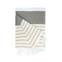 Hamam Marine Towel, 100% cotton, 100 x 180 cm. Brown/Cream
