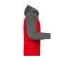 Men's Winter Jacket red/anthracite-melange XXL