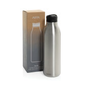 Avira Alok RCS recycled staal 360 waterfles 600ML, zilver