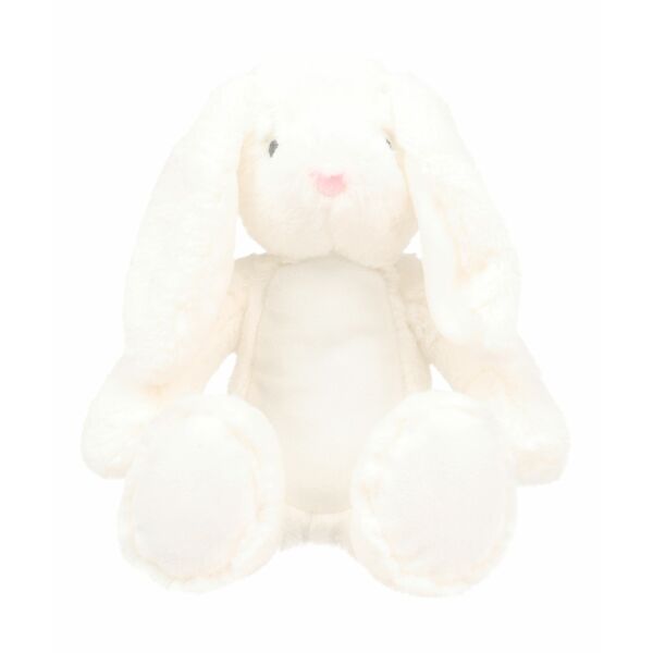 Knuffel print me White Bunny One Size Knuffel print me White Bunny One Size