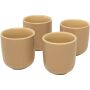 Male 4-piece 90 ml espresso cup - Oatmeal