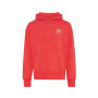 Iqoniq Yoho gerecycled katoen relaxed hoodie, luscious red (XS)