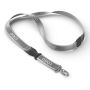 Afneembare polyester keycord met reflecterende overlay
