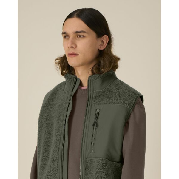 Liner - Het uniseks mouwloze sherpa jasje - XXS Liner - Het uniseks mouwloze sherpa jasje - XXS