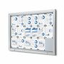 Vergrendelbaar Notitiebord Outdoor Met Gasveer 18x A4